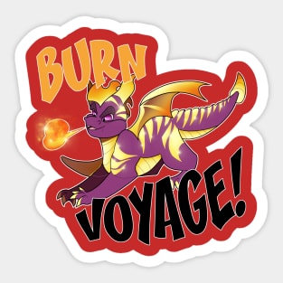 Burn Voyage! Sticker